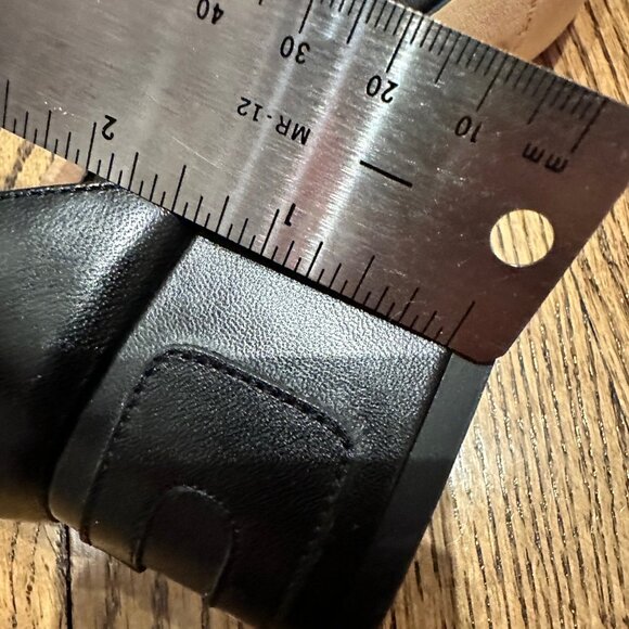 Diane Von Furstenberg Black Ankle Strap Low Block Heel Sandals Women's Size 8 US - Picture 8 of 8